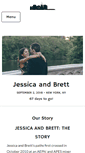 Mobile Screenshot of jessicaandbrett.com