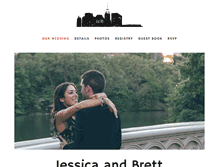 Tablet Screenshot of jessicaandbrett.com